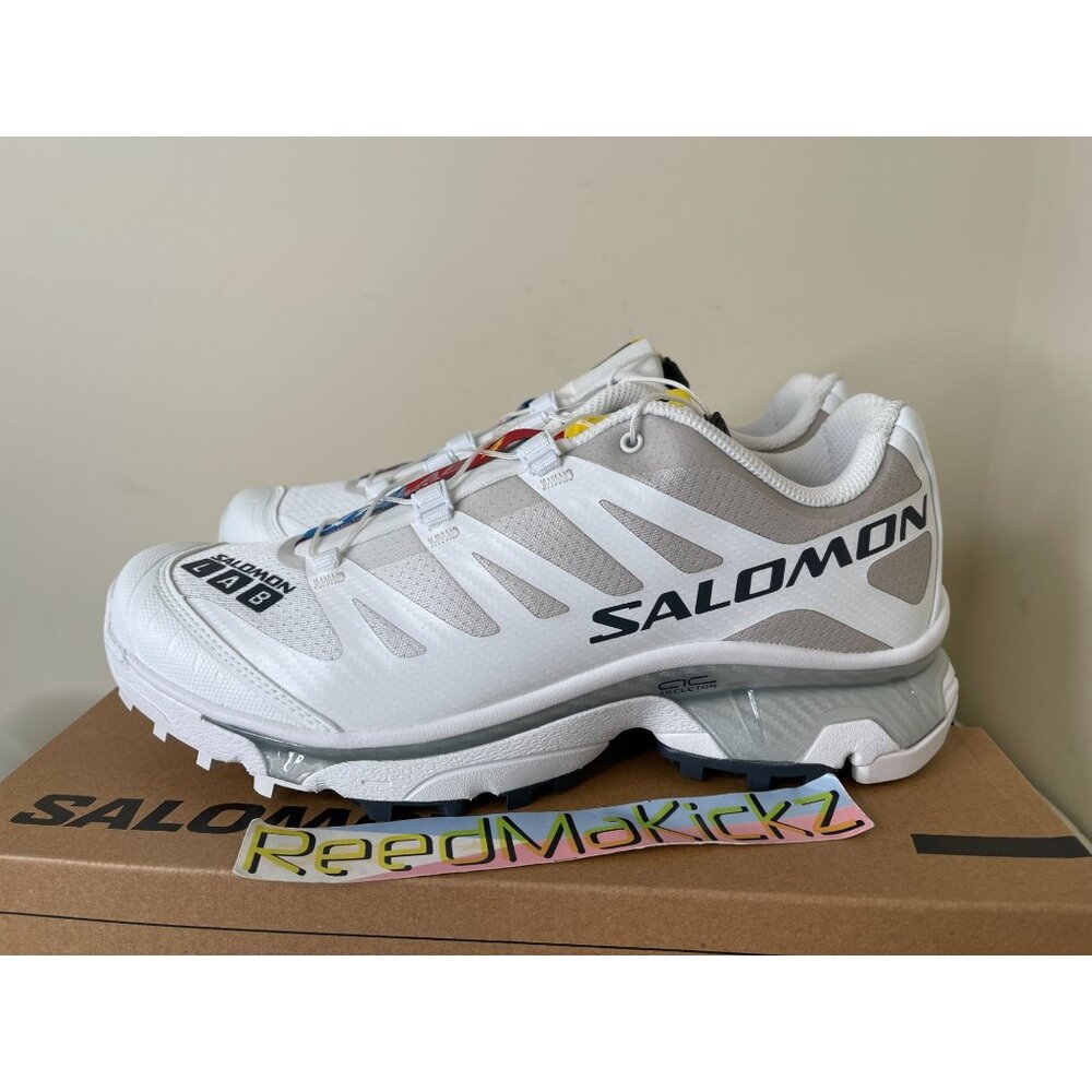 Salomon XT-4 OG White Ebony Lunar Rock Mens Sizes L471330